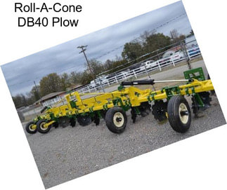 Roll-A-Cone DB40 Plow