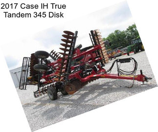 2017 Case IH True Tandem 345 Disk