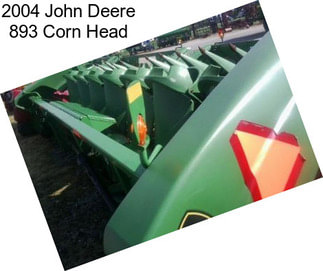 2004 John Deere 893 Corn Head