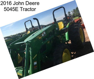 2016 John Deere 5045E Tractor