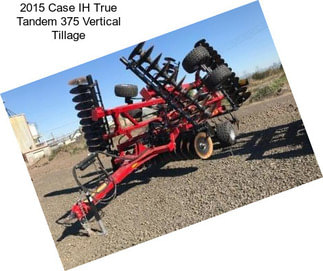 2015 Case IH True Tandem 375 Vertical Tillage