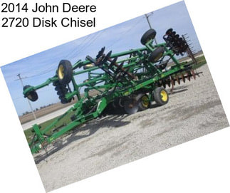 2014 John Deere 2720 Disk Chisel