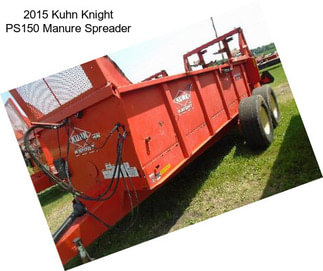 2015 Kuhn Knight PS150 Manure Spreader