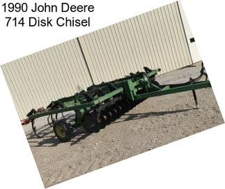 1990 John Deere 714 Disk Chisel