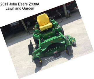 2011 John Deere Z930A Lawn and Garden