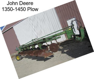 John Deere 1350-1450 Plow