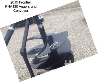 2015 Frontier PHA130 Augers and Conveyor