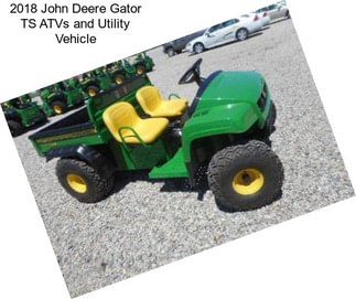 2018 John Deere Gator TS ATVs and Utility Vehicle
