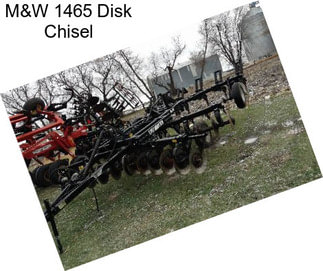 M&W 1465 Disk Chisel