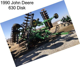 1990 John Deere 630 Disk