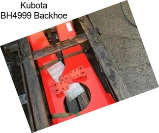 Kubota BH4999 Backhoe