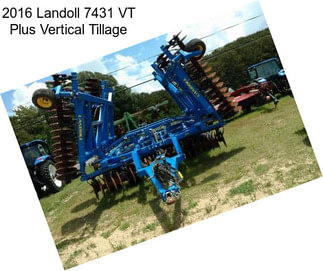 2016 Landoll 7431 VT Plus Vertical Tillage