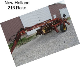 New Holland 216 Rake