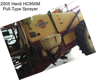 2005 Hardi HC950M Pull-Type Sprayer