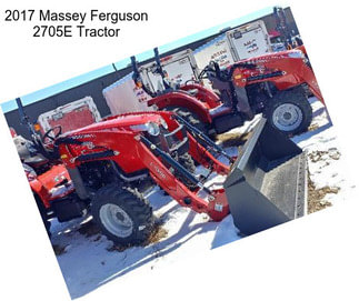 2017 Massey Ferguson 2705E Tractor