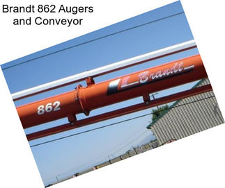 Brandt 862 Augers and Conveyor
