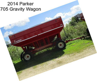 2014 Parker 705 Gravity Wagon