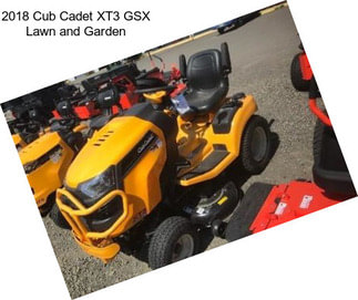 2018 Cub Cadet XT3 GSX Lawn and Garden