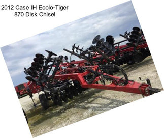 2012 Case IH Ecolo-Tiger 870 Disk Chisel