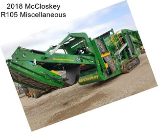 2018 McCloskey R105 Miscellaneous