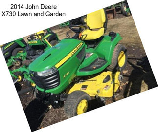 2014 John Deere X730 Lawn and Garden