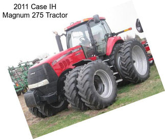 2011 Case IH Magnum 275 Tractor