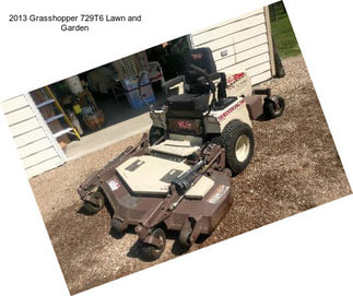 2013 Grasshopper 729T6 Lawn and Garden