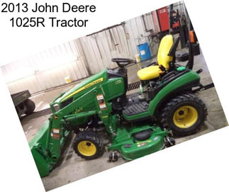 2013 John Deere 1025R Tractor