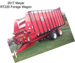 2017 Meyer RT220 Forage Wagon