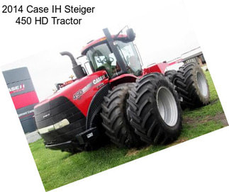 2014 Case IH Steiger 450 HD Tractor