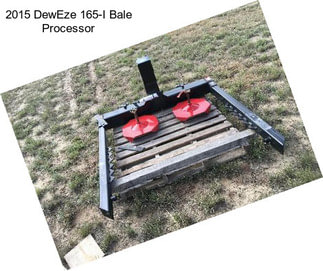 2015 DewEze 165-I Bale Processor