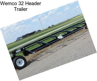 Wemco 32 Header Trailer