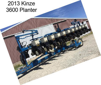 2013 Kinze 3600 Planter