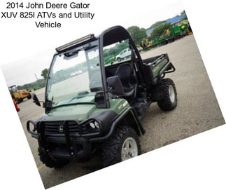 2014 John Deere Gator XUV 825I ATVs and Utility Vehicle