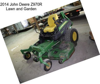 2014 John Deere Z970R Lawn and Garden