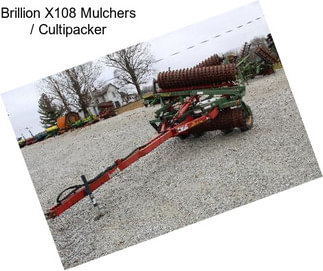 Brillion X108 Mulchers / Cultipacker