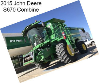 2015 John Deere S670 Combine