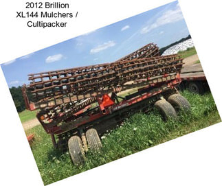 2012 Brillion XL144 Mulchers / Cultipacker