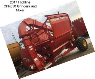 2017 Highline CFR650 Grinders and Mixer