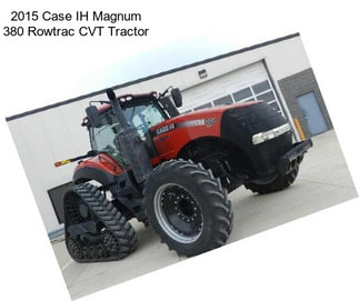 2015 Case IH Magnum 380 Rowtrac CVT Tractor