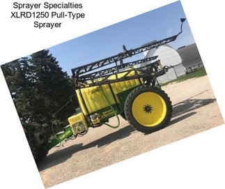 Sprayer Specialties XLRD1250 Pull-Type Sprayer