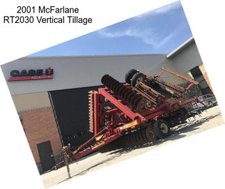 2001 McFarlane RT2030 Vertical Tillage