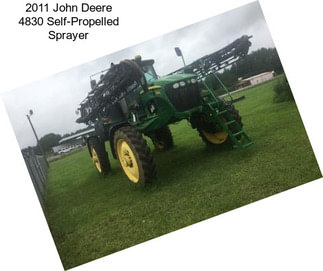 2011 John Deere 4830 Self-Propelled Sprayer