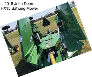2018 John Deere HX15 Batwing Mower