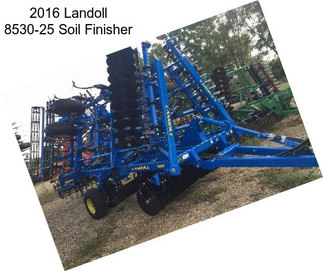 2016 Landoll 8530-25 Soil Finisher