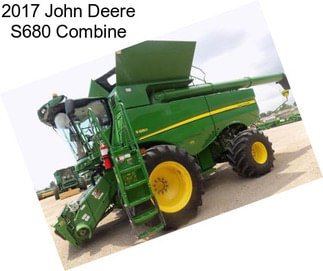 2017 John Deere S680 Combine