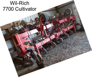 Wil-Rich 7700 Cultivator