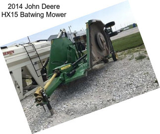 2014 John Deere HX15 Batwing Mower