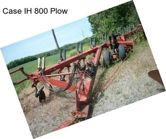 Case IH 800 Plow