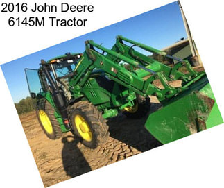 2016 John Deere 6145M Tractor